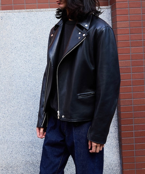 ADAM ET ROPE'（アダムエロペ）の「【HEUGN/ユーゲン】Luther RIDERS（ライダースジャケット・メンズ・ブラック・2/3/4/F）」の14枚目の写真