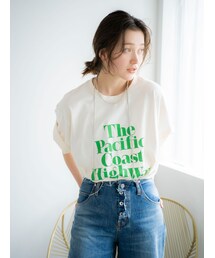 Ungrid | 新色追加！ヴィンテージウォッシュロゴビッグTee(Tシャツ/カットソー)