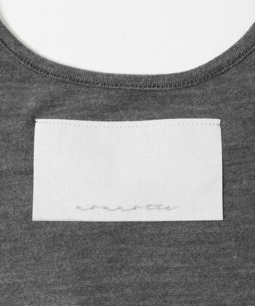 URBAN RESEARCH(アーバンリサーチ)の「nonnotte STANDARD TANK TOP(タンクトップ・メンズ・CHARCOAL・4/5)」の7枚目の写真