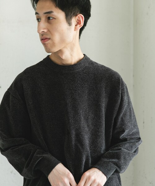 URBAN RESEARCH DOORS（アーバンリサーチドアーズ）の「モールニットプルオーバー（ニット/セーター・メンズ・GREIGE/SAGE/CHARCOAL・M/L）」の10枚目の写真