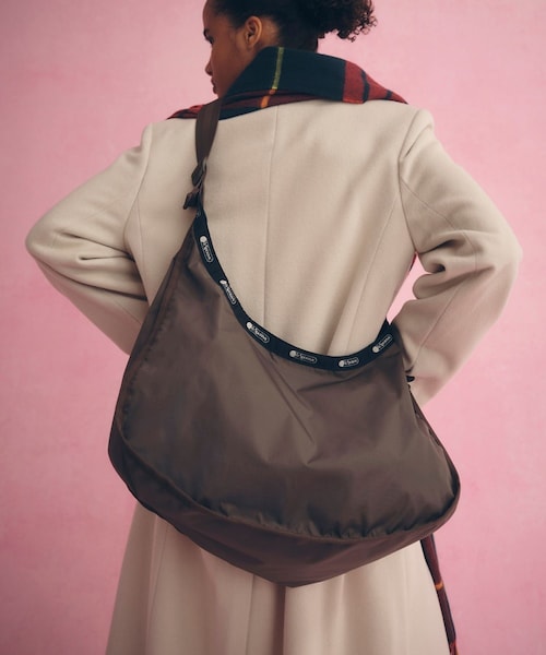 ADAM ET ROPE'(アダムエロペ)の「【LeSportsac for ADAM ET ROPE'】LARGE SPORTSAC LT (SOLID)(ショルダーバッグ・レディース・ブラック/ブラウン・F)」の7枚目の写真