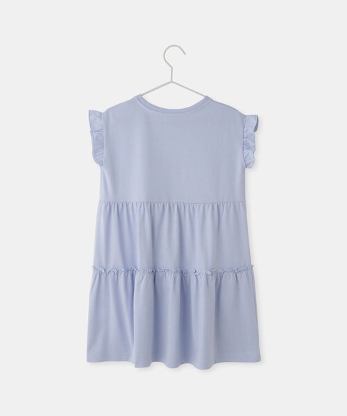 ROPE' PICNIC（ロペピクニック）の「【KIDS/キッズ】ティアードロゴカットソーワンピース/接触冷感（ワンピース・キッズ・ブラック/サックス・L/M/S）」の8枚目の写真