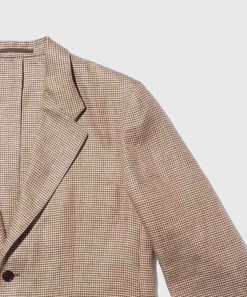 ADAM ET ROPE'（アダムエロペ）の「リネンブレザー（テーラードジャケット・メンズ・ブラック/ベージュ系・L/M）」の10枚目の写真