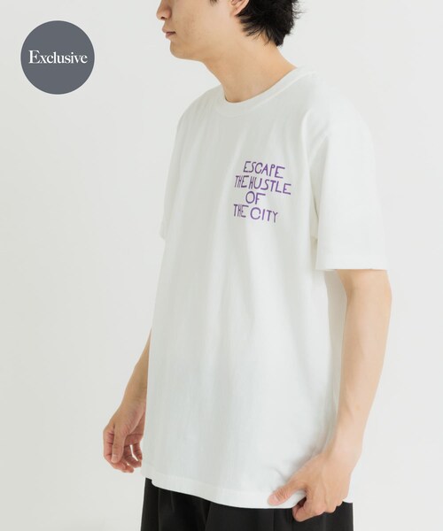 EKAL(エカル)の「『別注』TACOMA FUJI RECORDS×EKAL TGFイラストTシャツ 1(Tシャツ/カットソー・メンズ・グレー/ホワイト・M/L/XL)」の4枚目の写真