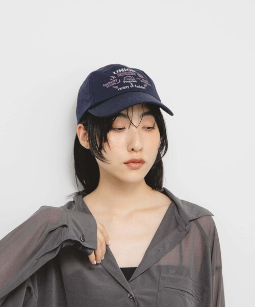 KBF（ケイビーエフ）の「バイカラーエンブロイダリーCAP（キャップ・レディース・IVORY/MOSS GREEN/NAVY・one）」の17枚目の写真