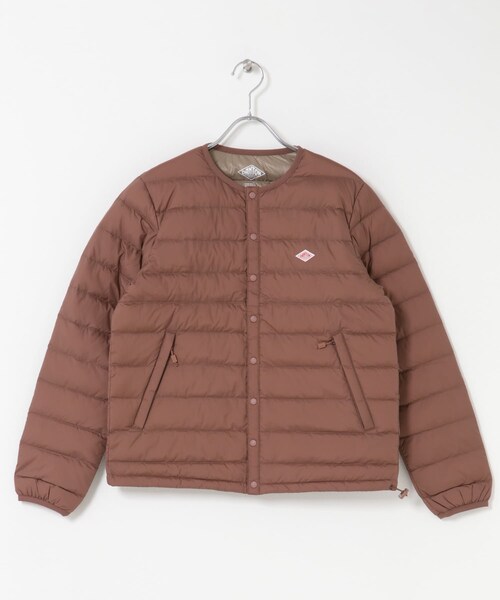URBAN RESEARCH DOORS（アーバンリサーチドアーズ）の「DANTON　INNERDOWN CREWNECKJACKET（その他アウター・レディース・BLACK/OY.WHITE/SMOKY PINK/MUSTARD・S）」の17枚目の写真