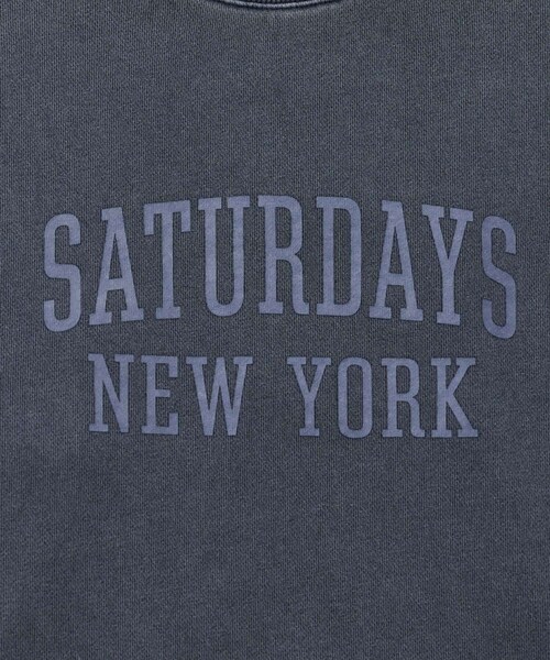 Saturdays NYC(サタデーズ ニューヨークシティ )の「Bowery Standard Crew(スウェット・レディース・ブラック/ネイビー/オレンジ・L/M/S)」の16枚目の写真
