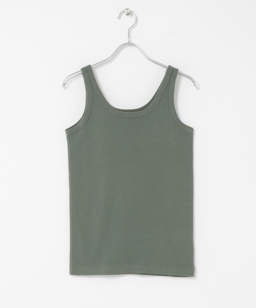 かぐれ（カグレ）の「blurhmsROOTSTOCK　CLASSIC RIB-FIT TANK TOP（タンクトップ・レディース・Off/Black/KhakiBlue・0）」の3枚目の写真