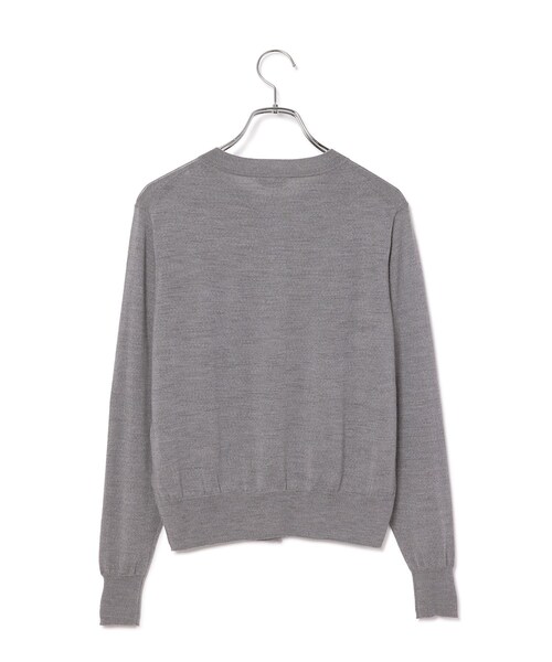 ROPE'(ロペ)の「SUPER160’sメリノウールカーディガン【ロロ・ピアーナ社製ウール使用】/アンサンブル対応(カーディガン/ボレロ・レディース・グレー/オフホワイト/ダークブラウン/ネイビー/ブルー/ピンク・F)」の6枚目の写真