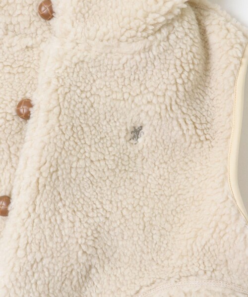 URBAN RESEARCH DOORS（アーバンリサーチドアーズ）の「GYMPHLEX　BOA HOODED SHORT VEST（ベスト・レディース・OYSTER/TAUPE/NAVY・14）」の6枚目の写真