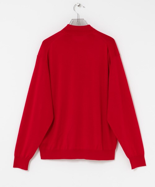 URBAN RESEARCH（アーバンリサーチ）の「YLEVE　W/S CASHMERE  KNIT POLO（ニット/セーター・メンズ・020 GREY/120 NAVY/100 RED・4）」の15枚目の写真