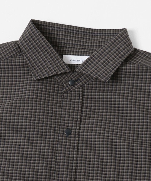EKAL（エカル）の「nanamica　Micro Plaid Wind Shirts（シャツ/ブラウス・メンズ・Gray(H)/Navy(N)・M/L）」の17枚目の写真
