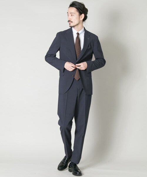 URBAN RESEARCH（アーバンリサーチ）の「URBAN RESEARCH Tailor　アーバンアスレチックグレンチェックパンツ（スラックス・メンズ・NAVY・S/M/L）」の5枚目の写真