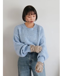 Ungrid | カラーモヘア混ルーズニット(ニット/セーター)