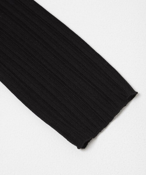 SENSE OF PLACE by URBAN RESEARCH(センスオブプレイスバイアーバンリサーチ)の「スラブシアープリーツトップ(Tシャツ/カットソー・レディース・OFF WHITE/BLACK/PINK・One)」の8枚目の写真