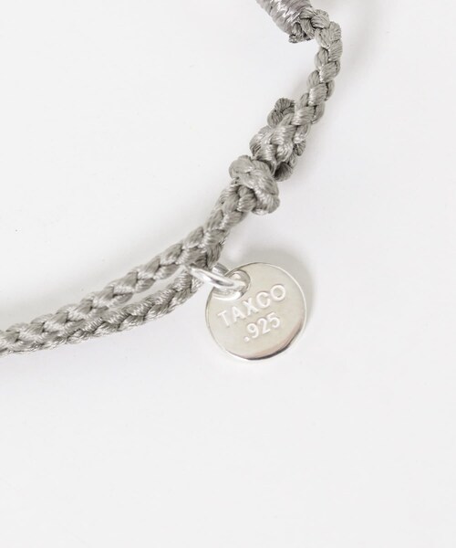 URBAN RESEARCH(アーバンリサーチ)の「XOLO ROPE LINK SILK BRACELET(ブレスレット・メンズ・BLK/GRY35/NVY/BGD・Free)」の10枚目の写真