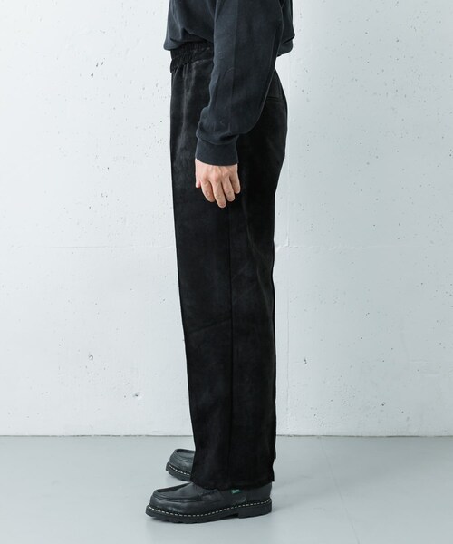 URBAN RESEARCH(アーバンリサーチ)の「semoh Suede Pants(その他パンツ・メンズ・BLACK・1/2)」の5枚目の写真