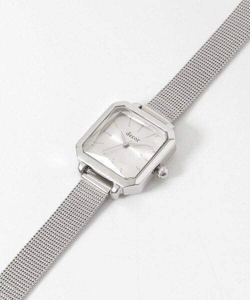 URBAN RESEARCH(アーバンリサーチ)の「decor『デコール』 MeshBeltWatch(アナログ腕時計・レディース・Silver/RoseGold・-)」の7枚目の写真