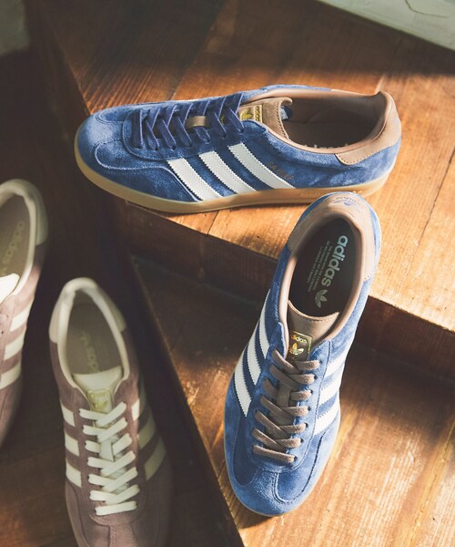 URBAN RESEARCH DOORS（アーバンリサーチドアーズ）の「adidas　EXCLUSIVE GAZELLE INDOOR（スニーカー・メンズ・BROWN/INDIGO・22.5/23/23.5/24/24.5/25）」の18枚目の写真