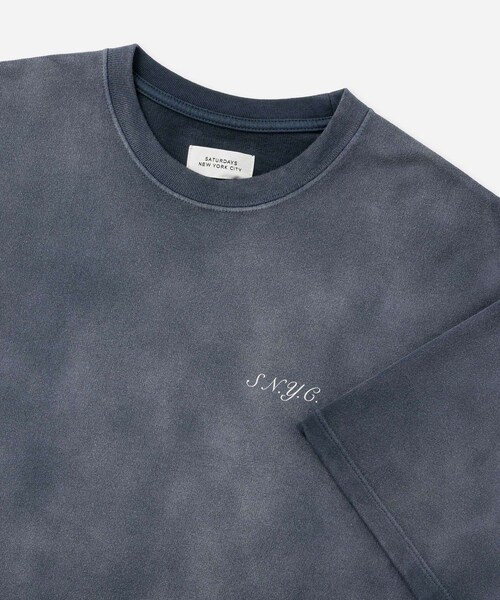 Saturdays NYC（サタデーズ ニューヨークシティ ）の「S.NYC Terry SS Sweatshirt（Tシャツ/カットソー・レディース・ブラック系/オリーブ/ネイビー・L/M/S/XL）」の17枚目の写真