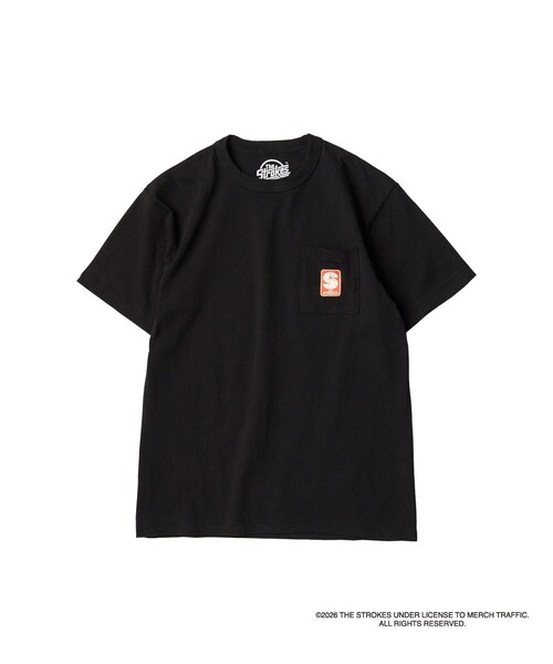 bonjour records(ボンジュールレコーズ)の「The Strokes for bonjour records S/S pocket Tee ザ・ストロークス オフィシャル ポケットTシャツ(Tシャツ/カットソー・レディース・ブラック/ホワイト・L/M/XL)」の8枚目の写真