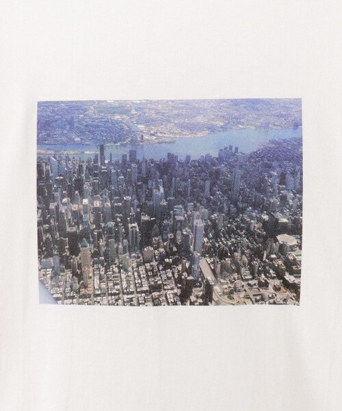 ADAM ET ROPE'(アダムエロペ)の「【JANE SMITH(ジェーンスミス)】IVORY SERRA NYC SKYLINE 2015 S/S T-SHIRT(Tシャツ/カットソー・レディース・ホワイト・S)」の8枚目の写真