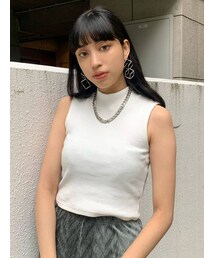 EMODA | ミニハイネックトップ(Tシャツ/カットソー)
