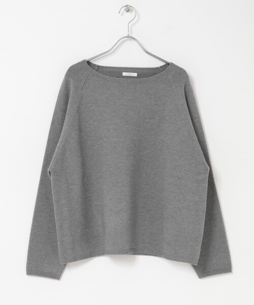 ITEMS URBANRESEARCH（アイテムズ アーバンリサーチ）の「『洗濯可』クルーネックラグランニット（ニット/セーター・レディース・GRY/L.PNK/NVY/BEG/RED・Free）」の12枚目の写真