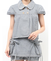 jouetie | パフスリーブデニムジャケット【セットアップ対応】(その他トップス)