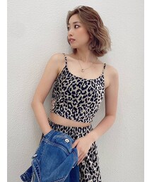 GYDA | 【セットアップ】サイドライン ベロアプリーツビスチェ(キャミソール)