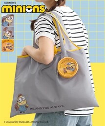 nissen | minions（ミニオンズ）シンプルトートバッグ＆まるいポーチチャーム(トートバッグ)