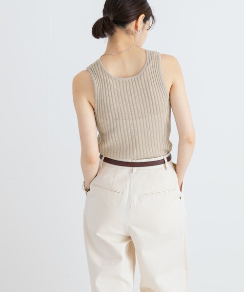 URBAN RESEARCH（アーバンリサーチ）の「ハイゲージラメタンクトップ（タンクトップ・レディース・BLACK系/BEIGE系/BLUE系・FREE）」の17枚目の写真