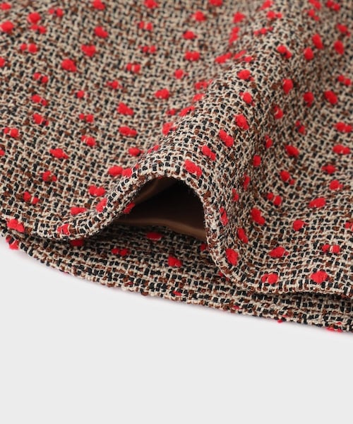 ROPE'（ロペ）の「【Masaco Teranishi（マサコテラニシ）】PAWPAW TWEED CAMISOLE｜キャミソール（キャミソール・レディース・ダークブラウン・F）」の10枚目の写真