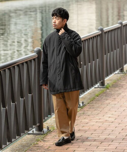 URBAN RESEARCH ROSSO(アーバンリサーチロッソ)の「『XLサイズあり』NOUVELLE中綿ステンカラーコート(ステンカラーコート・メンズ・BLACK/CHARCOAL・M/L/XL)」の9枚目の写真
