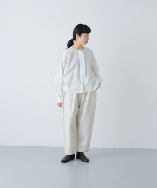 かぐれ（カグレ）の「ドリルルーズサルエルパンツ（その他パンツ・レディース・NATURAL/BEIGE・0/1）」の10枚目の写真