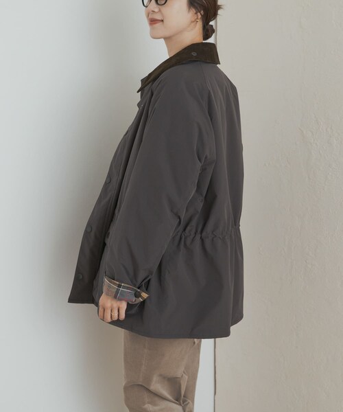 URBAN RESEARCH DOORS(アーバンリサーチドアーズ)の「『別注』Barbour OS BEDALE PADDED(テーラードジャケット・レディース・BLACK/GRAY・one)」の17枚目の写真