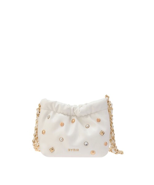 スタッズチェーンミニショルダーBAG