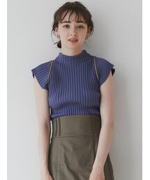 LAGUNAMOON | シアーハシゴラインニットプルオーバー(ニット/セーター)