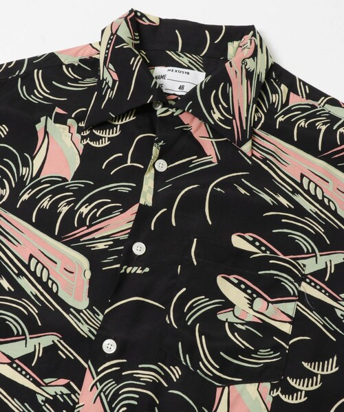 URBAN RESEARCH(アーバンリサーチ)の「NEXUSVII. TRANSPORTATION(シャツ/ブラウス・メンズ・BLACK/OLIVE・46/48)」の7枚目の写真