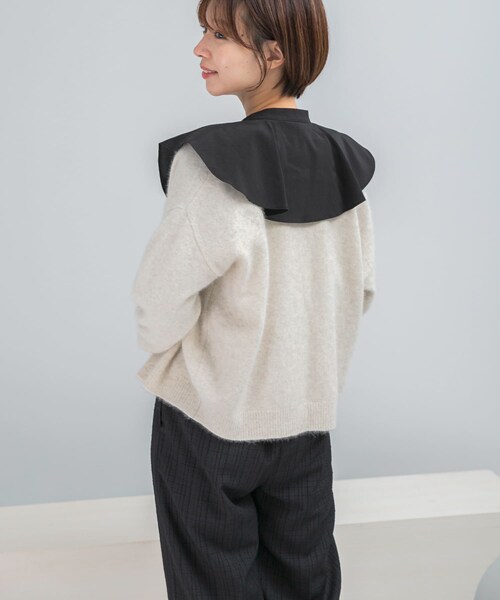 URBAN RESEARCH ROSSO（アーバンリサーチロッソ）の「フリルカラーシャツブラウス（シャツ/ブラウス・レディース・WHITE/YELLOW/BLACK・Free）」の8枚目の写真