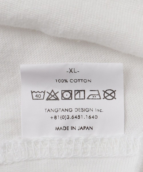 ADAM ET ROPE'（アダムエロペ）の「【TANGTANG for ADAM ET ROPE'】別注 HANDWRITING ABSTRACT（Tシャツ/カットソー・メンズ・ホワイト・L/XL）」の16枚目の写真
