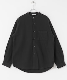 URBAN RESEARCH DOORS | 両面起毛ネルバンドカラーシャツ(シャツ/ブラウス)