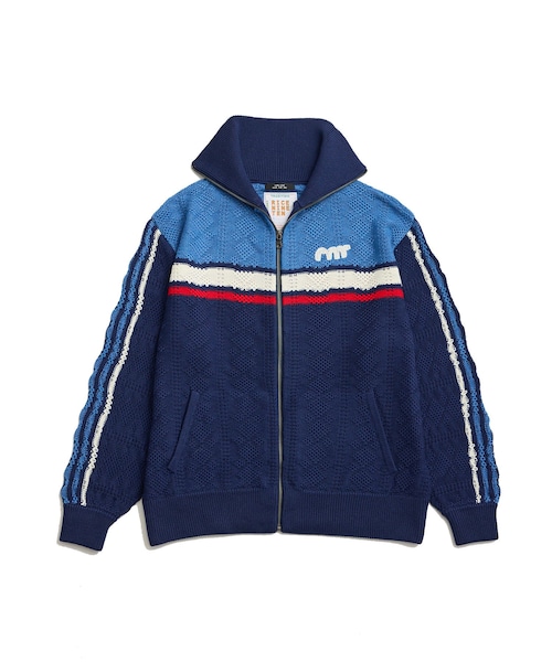 【RICE NINE TEN/ライス ナイン テン】KNITTING TRACK JACKET