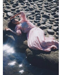 merry jenny | シアーガーゼモアギャザードレス(ワンピース)