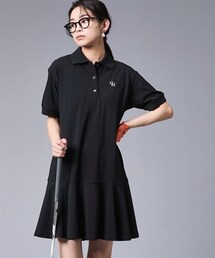 CHIC STYLE | 裾フレアポロシャツワンピース＜大きいサイズ有＞シックスタイルゴルフ(ワンピース)