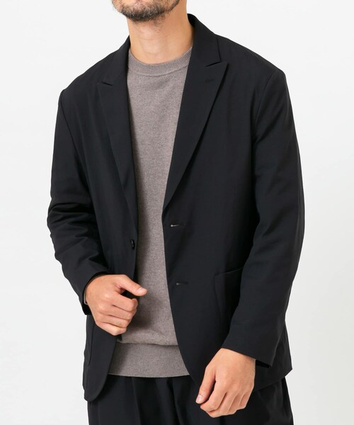 URBAN RESEARCH ROSSO（アーバンリサーチロッソ）の「『セットアップ対応』MARUI ORIMONO　3H DryFabricストレッチジャケット（テーラードジャケット・メンズ・NAVY/BLACK・M/L/XL）」の5枚目の写真