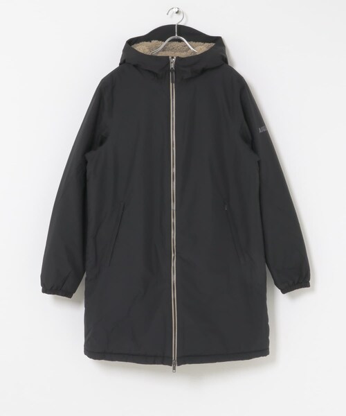 AIGLE 透湿防水 レインパックウォーム ボアロングジャケット