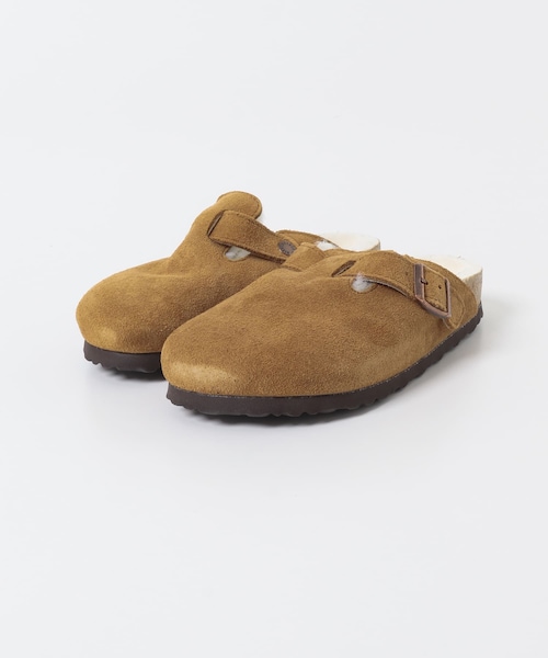 THE GOODLAND MARKET（ザグッドランドマーケット）の「BIRKENSTOCK　Boston Shearling Mink-narrow（サンダル・レディース・MINK・36/37/38）」の3枚目の写真