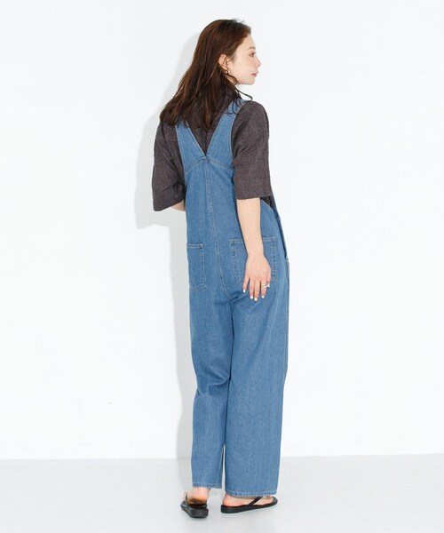 URBAN RESEARCH Sonny Label（アーバンリサーチサニーレーベル）の「デニムオーバーオール（サロペット/オーバーオール・レディース・ワンウォッシュ/インディゴ・FREE）」の21枚目の写真