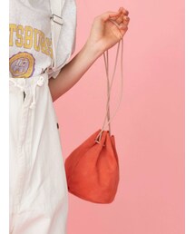 Ungrid | リアルスウェード巾着BAG(ハンドバッグ)